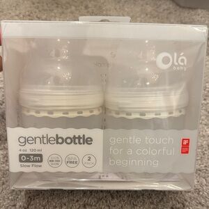 GentleBottle 2-Pack in White - Slow Flow Feeding